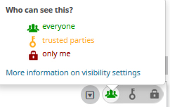 ORCID Privacy settings